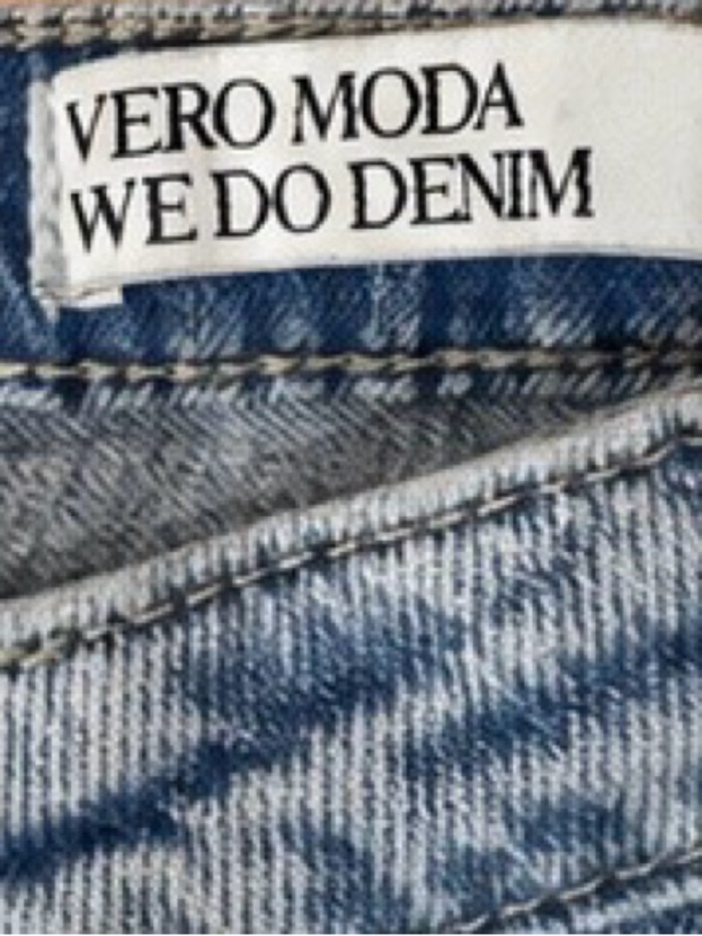 Vero Moda We Do Denim Tessa High Rise Wide Leg Jeans Light Wash Size 29/32 - Picture 4 of 8